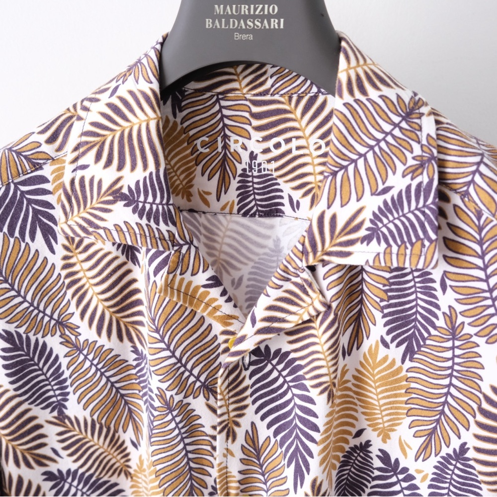 Circolo 1901 Floral Print Short Sleeve Button Up - Picture 2 of 6